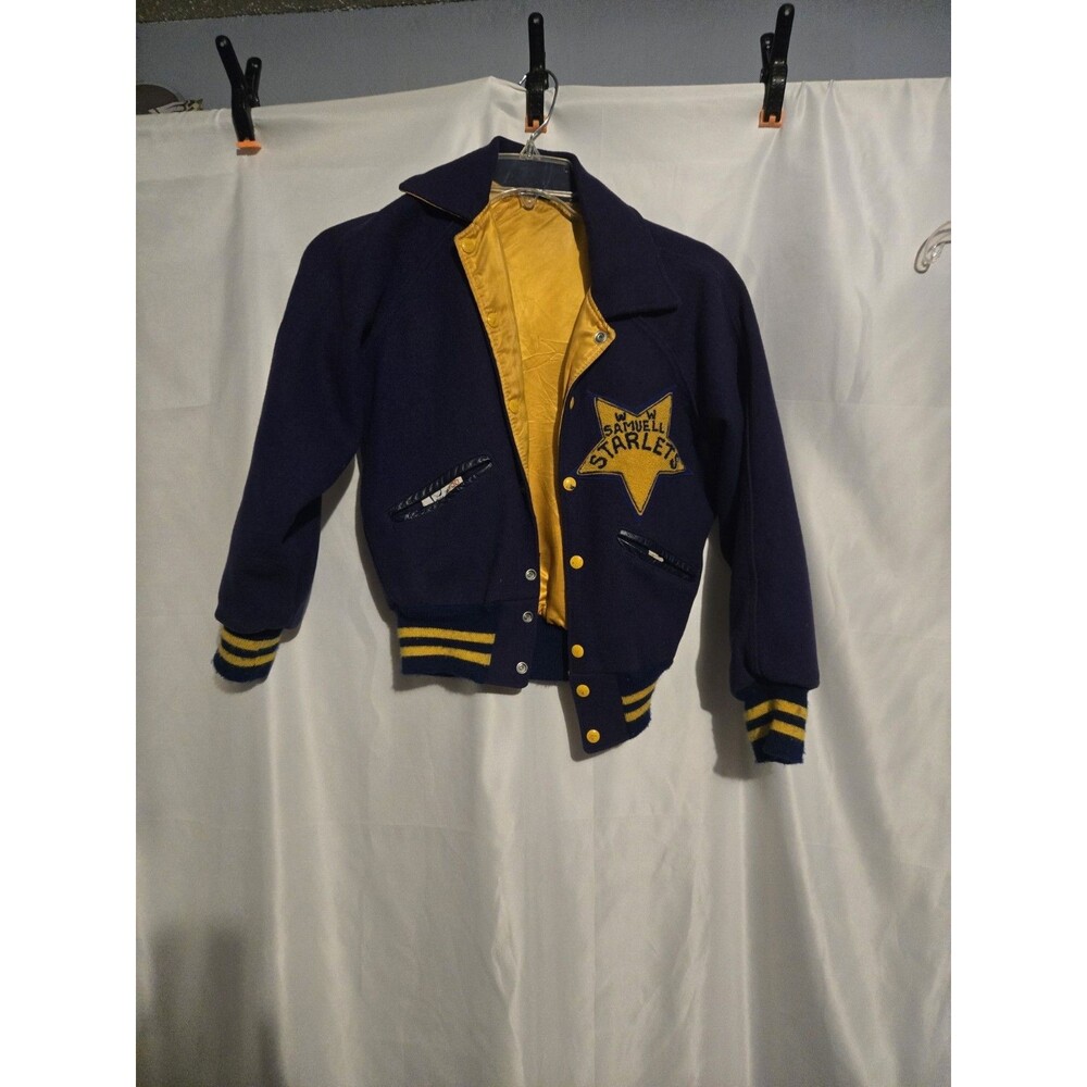 Vintage 1960s Wool Bomber Samuell Starlets Jacket (BL-29)